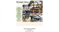 Desktop Screenshot of heritage-village.org