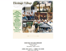 Tablet Screenshot of heritage-village.org